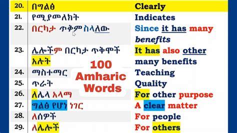 Image result for Amharic Phrases