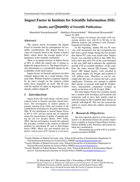 Toradh íomhá ar ScienceDirect Impact Factor