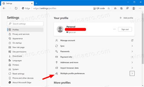 Image result for MS Edge Delete Profile