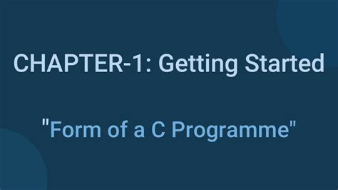 Image result for Form of C Program
