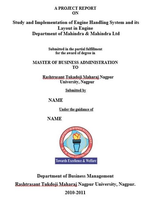 Project Report Front Page に対する画像結果