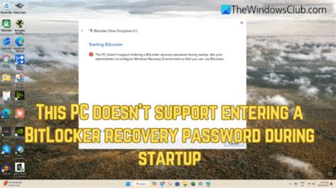 Image result for Startup Options On This PC BitLocker Error