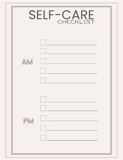 Self Care and ADHD Checklist に対する画像結果