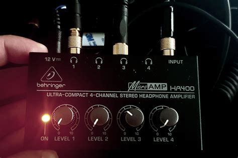 Behringer MicroAmp HA400 Headphone Amplifier Review And, 59% OFF