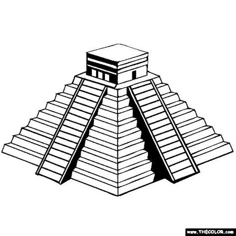 Image result for Aztec Pyramid Drawing