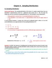 Image result for Chapter 9 Sampling Distributions