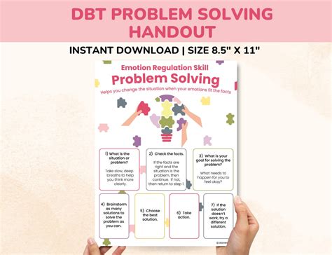 Image result for DBT Problem Solving Skill Worksheet