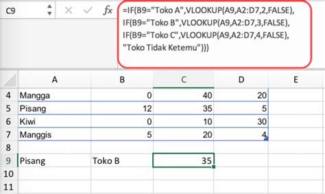 Image result for Fungsi VLOOKUP Excel