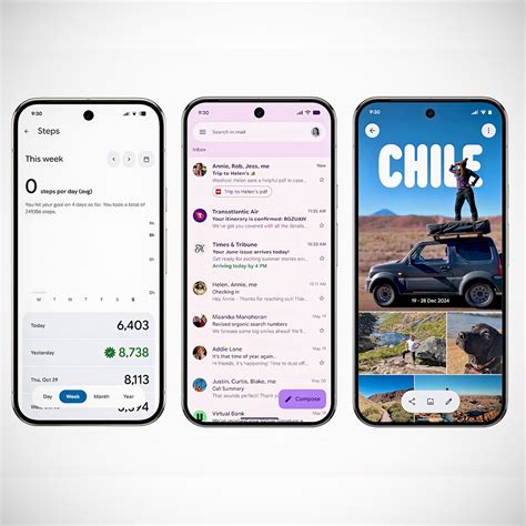 Toradh íomhá ar 3 Android Layout Diagram