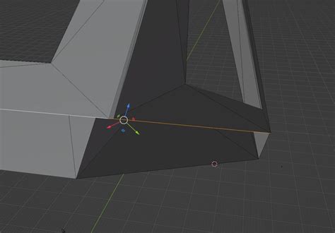 Blender Extrude along Edge に対する画像結果