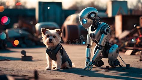 A Picture of 2 Robot Dogs Together に対する画像結果