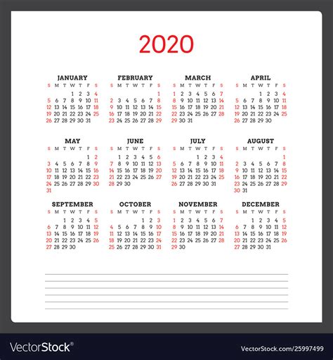 Image result for WeekKalender 2020