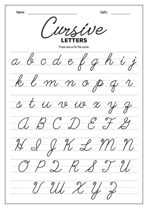 Image result for 3rd Grade Cursive