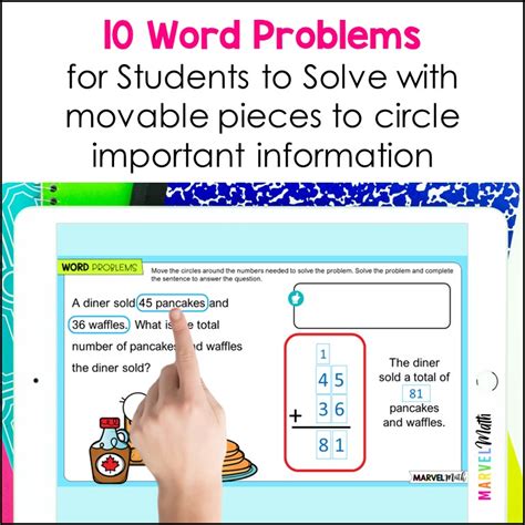 Mental Math Addition 2-Digit Word Problems に対する画像結果