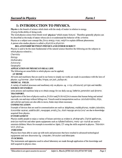 Image result for Complete O Level Physics Notes