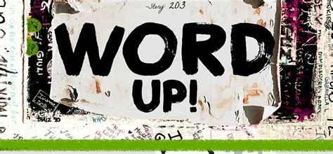 Image result for Word Up Back Issues