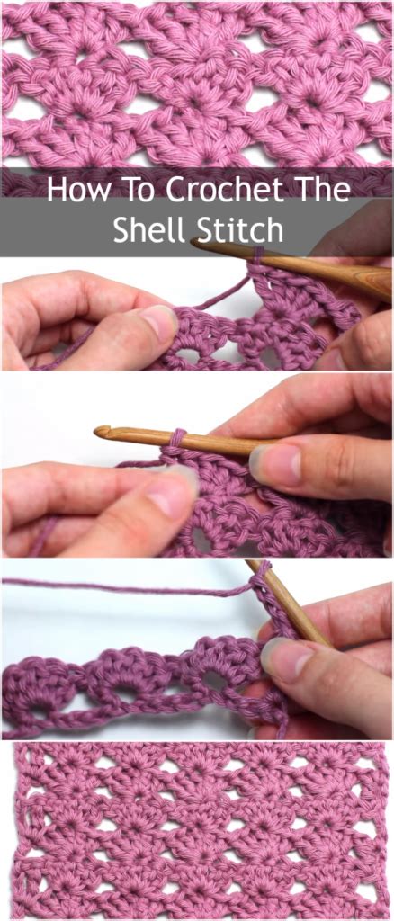 How To Crochet The Shell Stitch - Simple Tutorial For Beginners ...