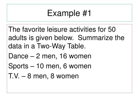 Image result for How to Construct a Two Way Table