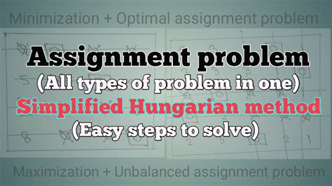 Image result for Assignment Problem Hungarian Method Details Steps