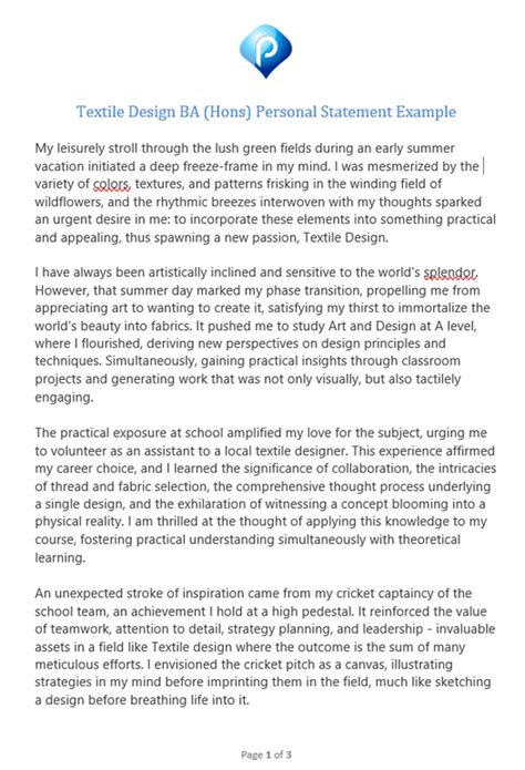 Image result for Creative Writing Personal Statement Examples