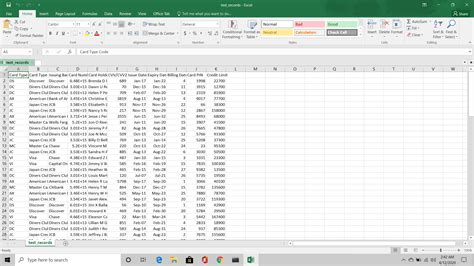 Formatted Excel File に対する画像結果