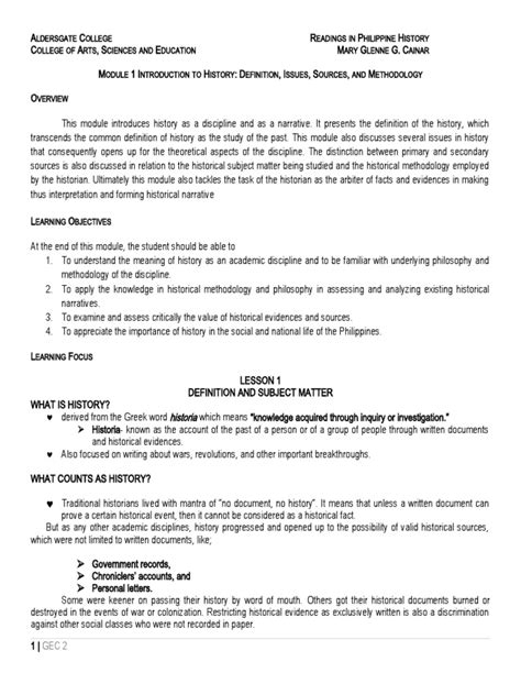 Image result for History Freshman Course PDF