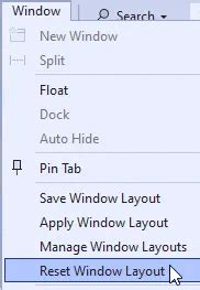 Visual Studio Default Window Layout に対する画像結果