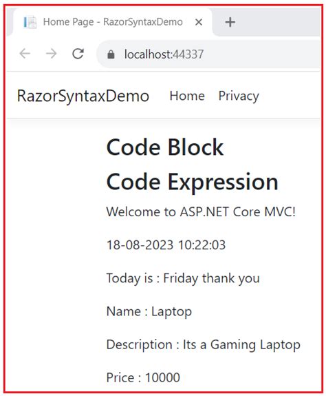 Toradh íomhá ar Razor in MVC C#