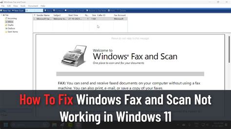 Image result for Windows Fax and Scan Issues