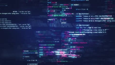 Toradh íomhá ar Coding and Software Development Backround Blur