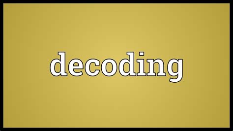 Image result for Decoding Meaning