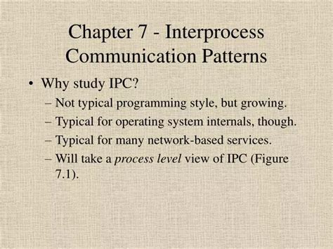 Toradh íomhá ar Patterns for Interprocess Communication Using Sockets