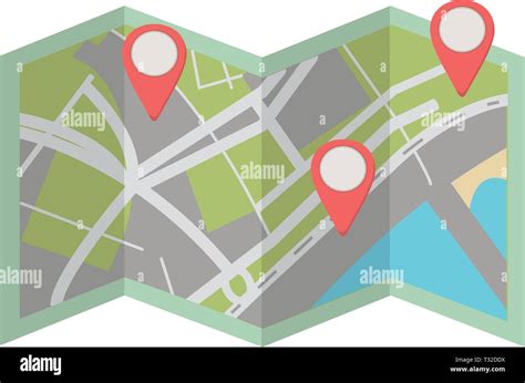 Toradh íomhá ar Map/Location Cartoon in Computer