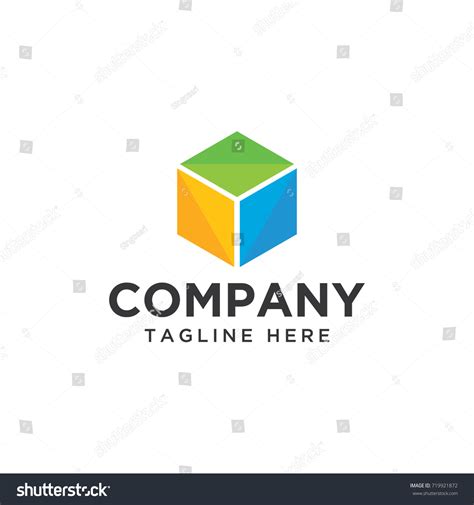 Image result for Initial Cube Logo Example