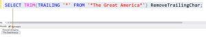 Image result for Trim in SQL Query