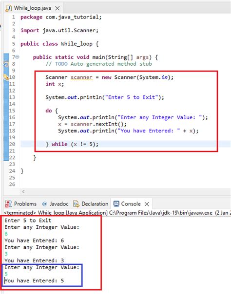 Java While Loop String に対する画像結果