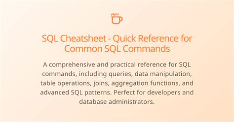 Image result for SQL Commands Summary a Level