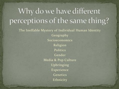 Image result for Different Perceptions