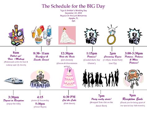 Wedding Reception Program Line Up に対する画像結果