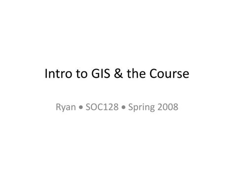 Image result for GIS Processes in Intro GIS Class