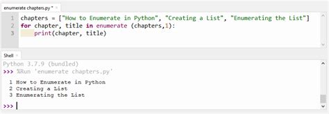 Image result for In Enumerate Python
