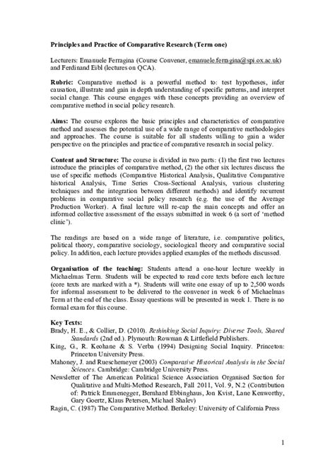 Image result for Comparative Research Paper Example