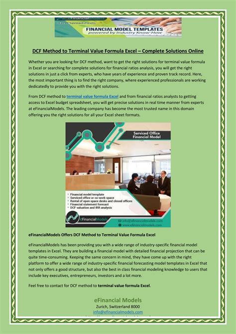 Dynamic Terminal Value Excel Formula に対する画像結果