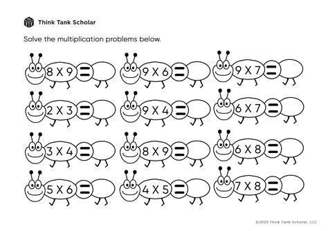 Multiplication Worksheets Free PDF に対する画像結果