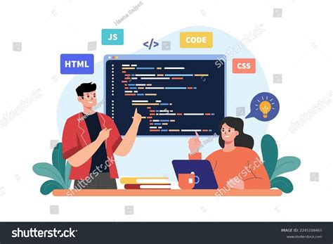 Toradh íomhá ar Person Coding Drawing