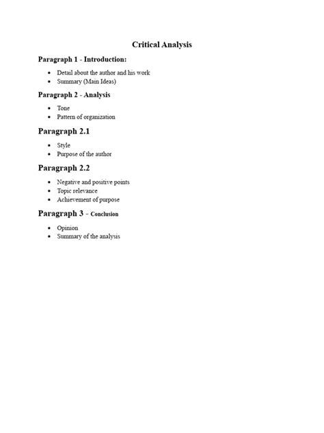 Image result for Critical Reading Analysis Example