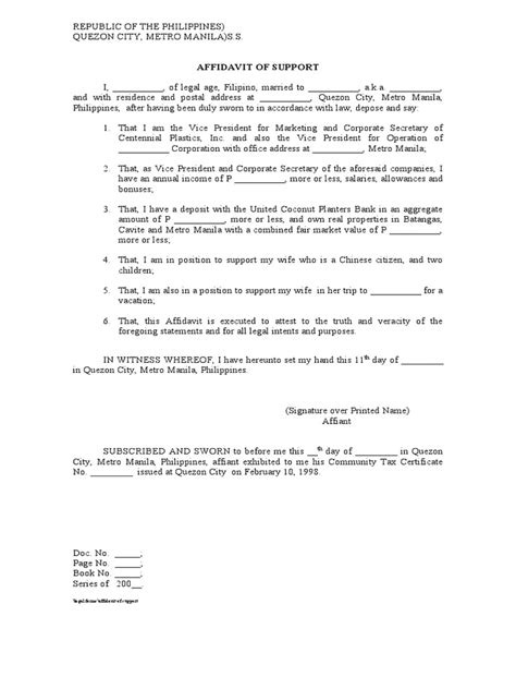 Image result for Affidavit of Support Stamp Paper