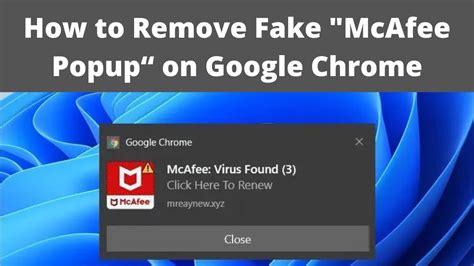 Image result for Fake McAfee Pop Up