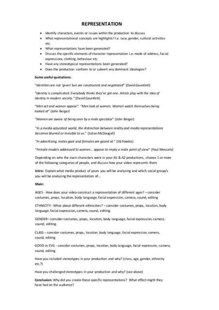 Image result for Representation Course Guide