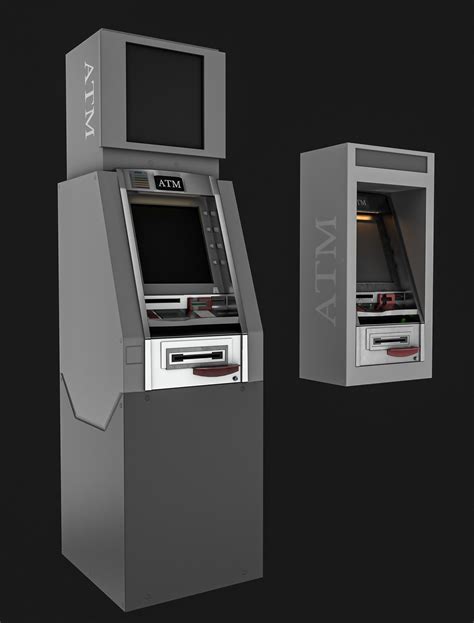 Toradh íomhá ar Low Poly ATM Machine